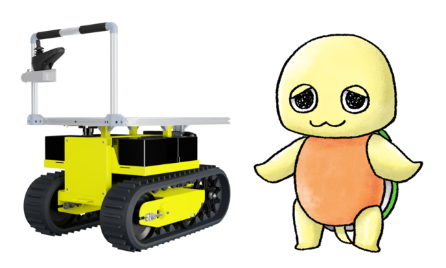 Doog、農業の相棒ロボット【メカロン】の限定発売を開始、一般販売もまもなくのサブ画像1_メカロン：本体外観およびイメージキャラクター