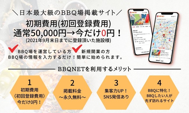 日本最大級のBBQ場検索ポータルサイト『BBQ NET』サービス提供開始。のサブ画像4