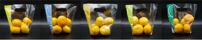 エフピコチューパ、様々な青果物販売シーンで中身が見えやすいスタンドバッグ「サンバッグLILLY(リリィ)シリーズ」新柄が9月21日販売開始！のサブ画像2