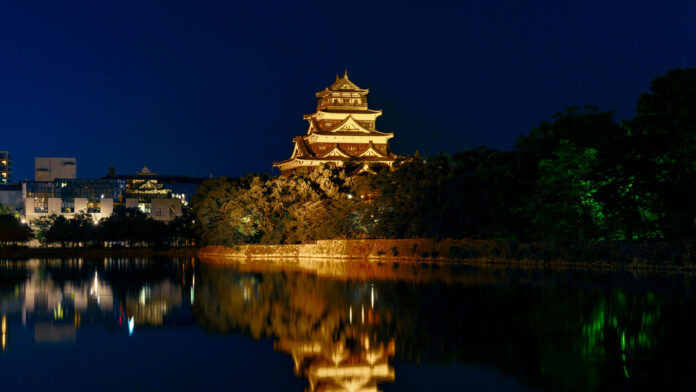 小児がん啓発へ　広島城をゴールドにライトアップのメイン画像