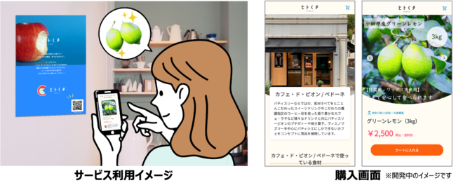ワークログ｜神奈川県と共同でシェフおすみ付き農家の食材を購入できる「ヒトクチ」の実証実験を開始のサブ画像2