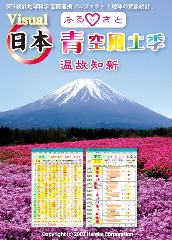 《ある日の２週間以上先の天気の傾向がわかる統計情報ツール》「日本 青空風土季 ふるさとの空 温故知新」新発売のサブ画像3