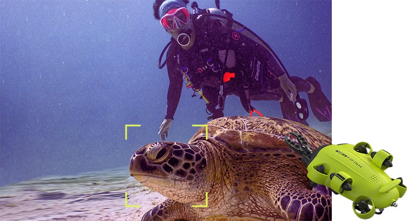 ドローンを使った潜水作業がもっと手軽に！水中ドローン FIFISH シリーズにAIによる直感的操作が可能な「Vision Lock」機能を追加のサブ画像3