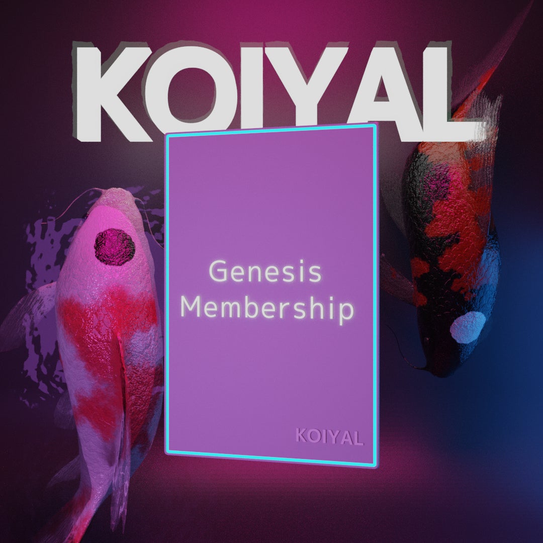 現実世界の錦鯉を所有できる世界初のNFTプロジェクト、KOIYALをリリースのサブ画像1_KOIYAL Genesis Membership