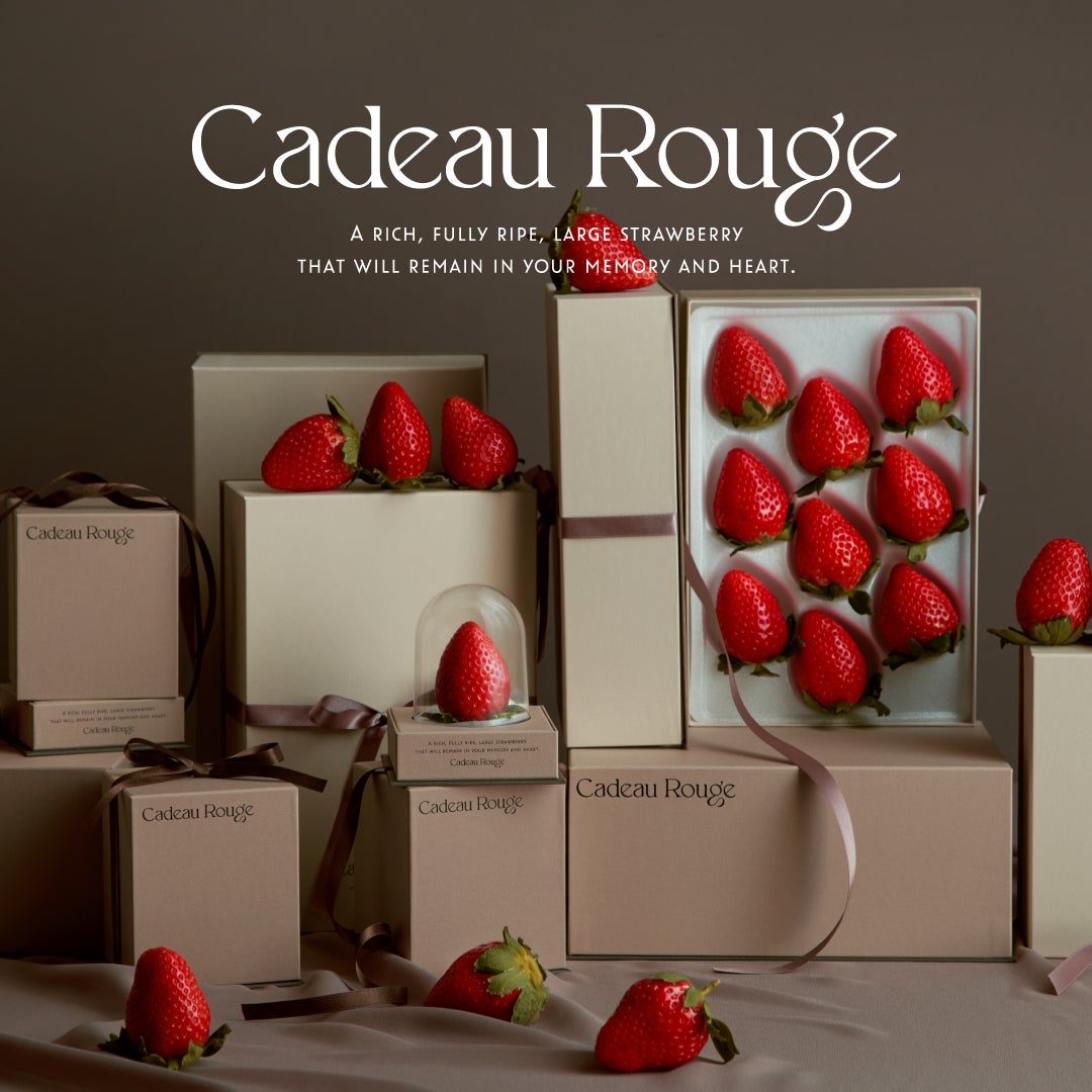 ビームスがプロデュースした珠玉の完熟大粒イチゴブランド「Cadeau Rouge（カドー ルージュ）」を、東京・新宿の「BEAMS NEWS（ビームス ニューズ）」で発売のサブ画像1