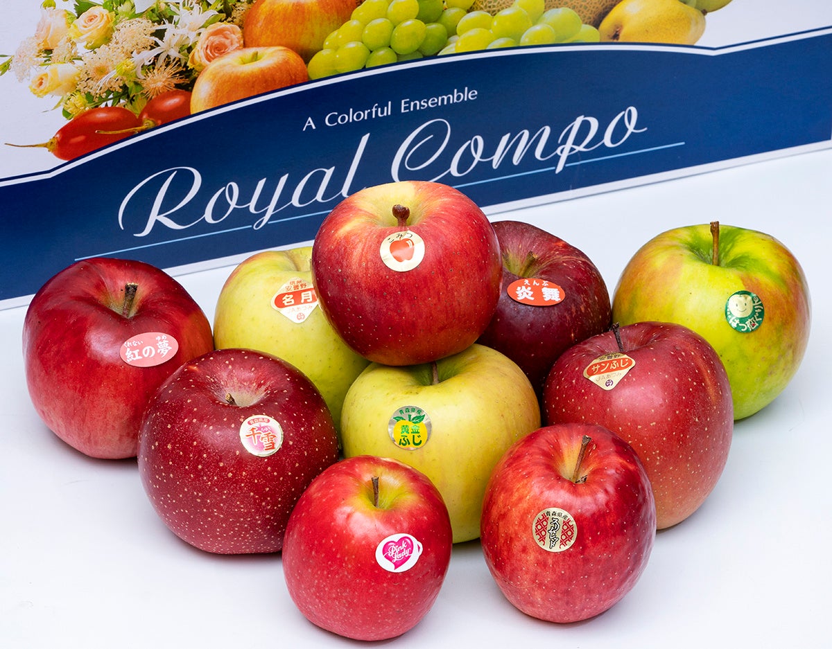 【お取り寄せ】色も香りも味も違う！最盛期の国産リンゴ10品種を食べ比べ。市場直結ECサイトならではの特別な詰め合わせですのサブ画像1