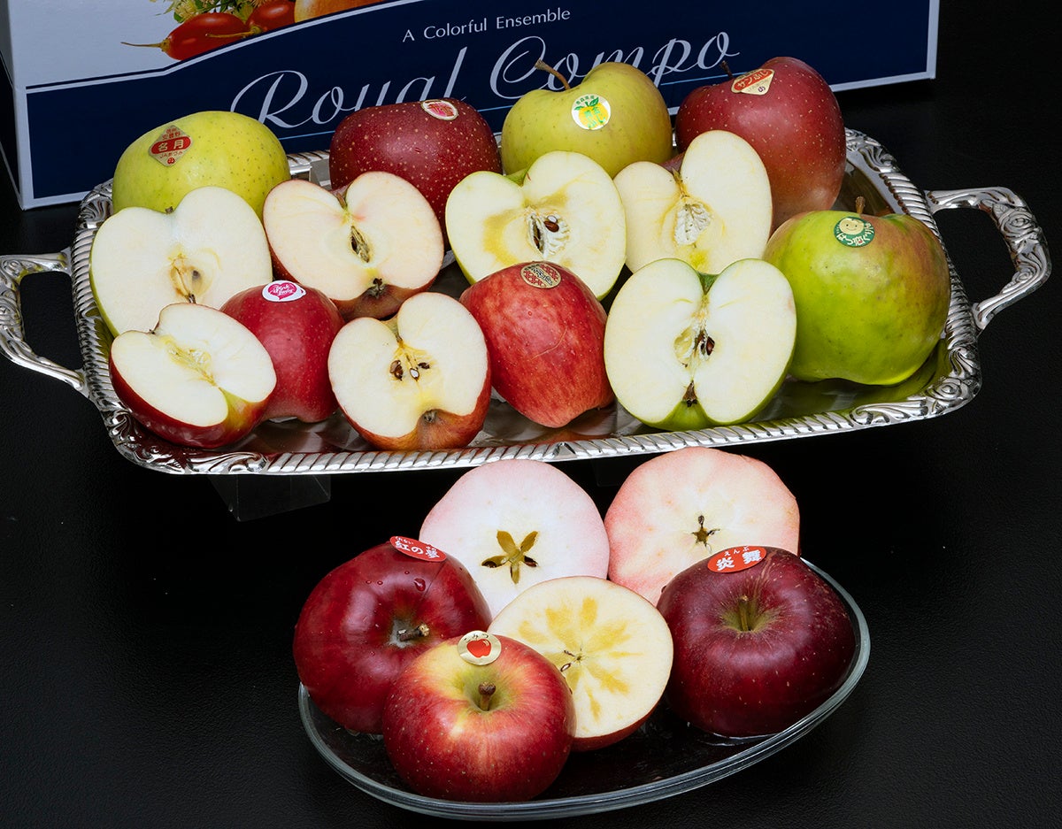 【お取り寄せ】色も香りも味も違う！最盛期の国産リンゴ10品種を食べ比べ。市場直結ECサイトならではの特別な詰め合わせですのサブ画像2