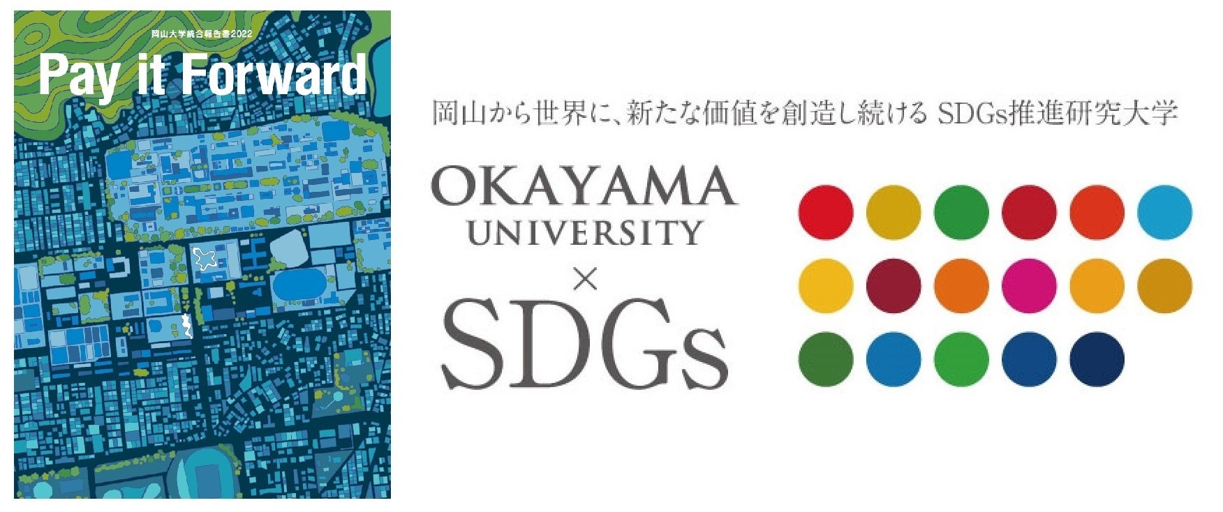 【岡山大学】資源植物科学研究所「令和4年度 第5回大学院説明会」〔12/26月,12/27火, 1/6金 オンライン〕 のサブ画像4_国立大学法人岡山大学は、国連の「持続可能な開発目標（SDGs）」を支援しています。また、政府の第1回「ジャパンSDGsアワード」特別賞を受賞しています