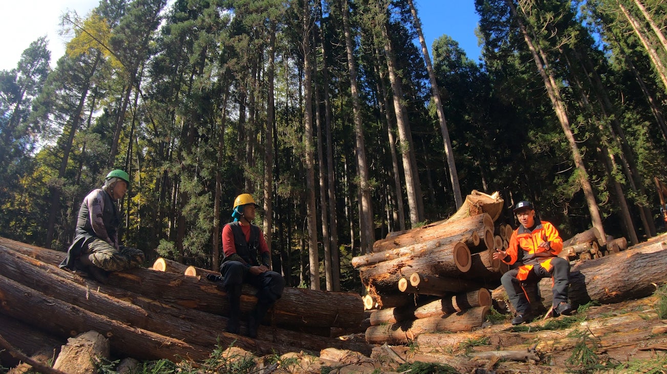 【木質資源カスケード事業】自社林での伐採に着手のサブ画像2_林業にかける想い、谷口木材様と対談