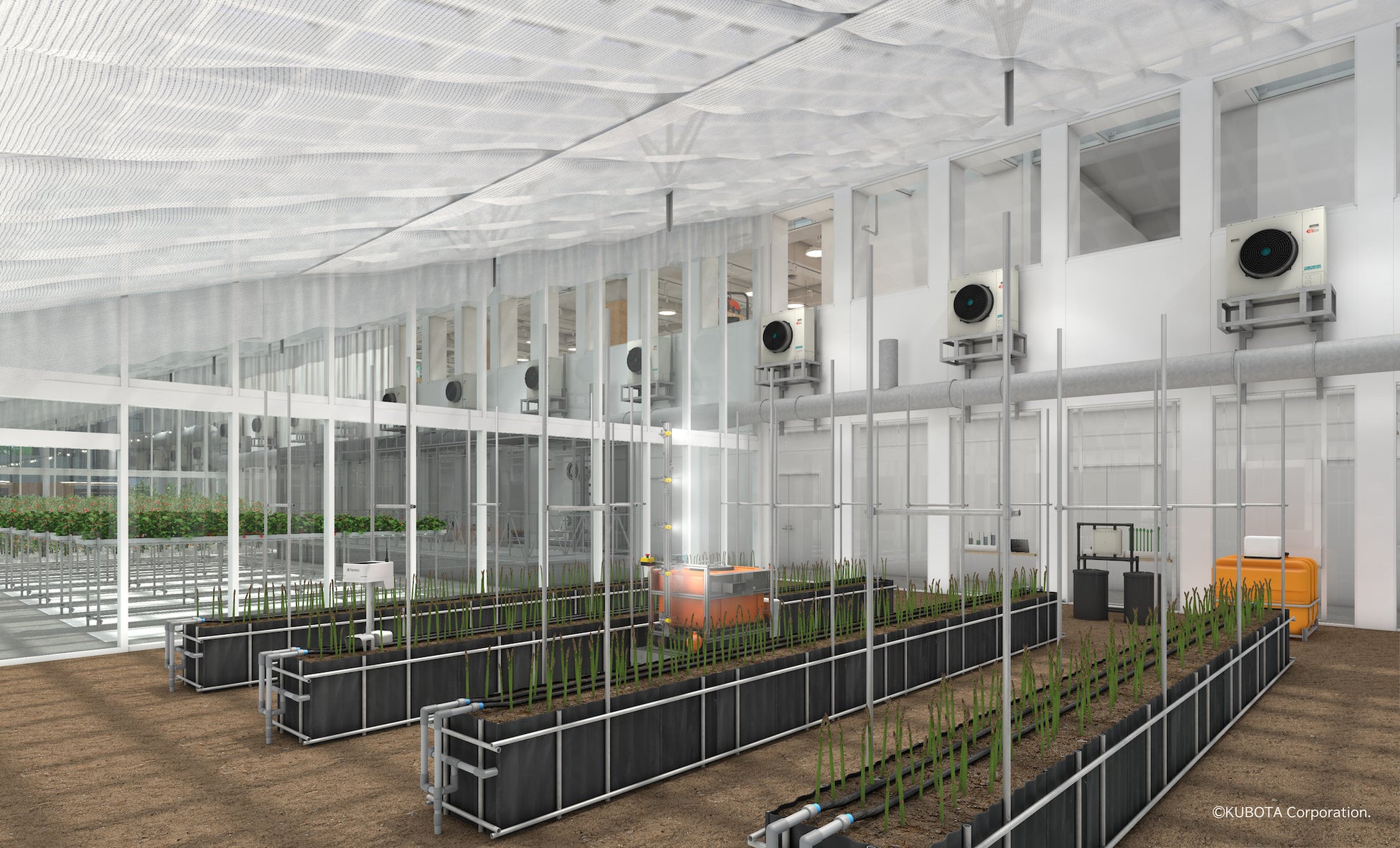 AI潅水施肥システムのゼロアグリ、日本ハム新球場の農業学習施設「KUBOTA AGRI FRONT」に導入のサブ画像1_TECH LABエリア