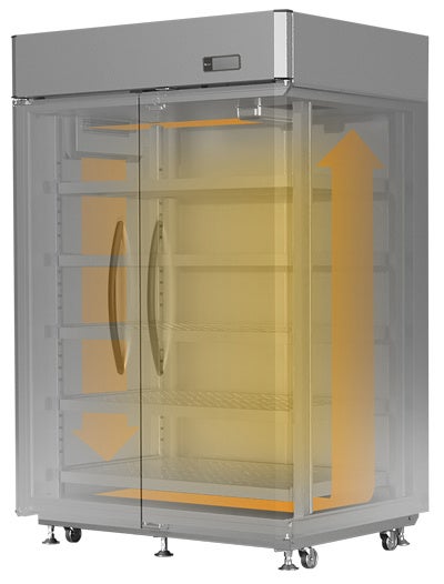新機能メモリーキー搭載　庫内温度を最高50℃に保てる食品温調庫　リニューアル発売のサブ画像2_庫内を均一温度で保存