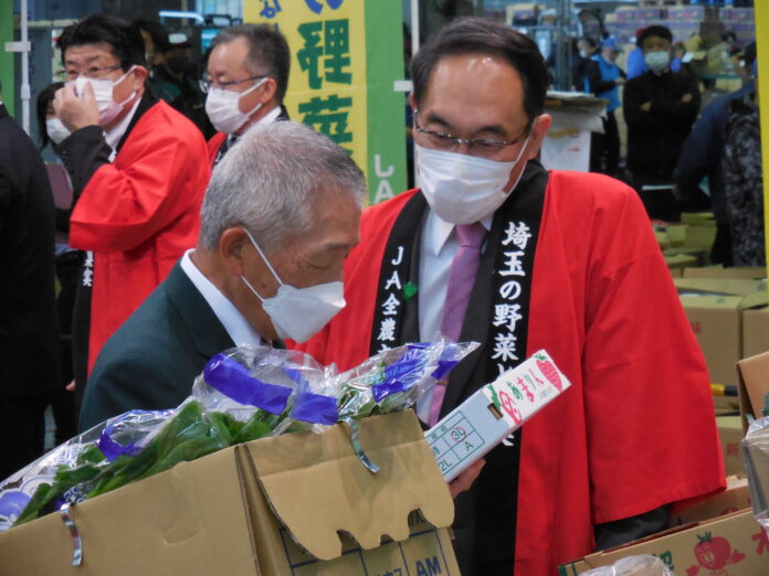 【埼玉県】大田市場における知事のトップセールス実施！のメイン画像