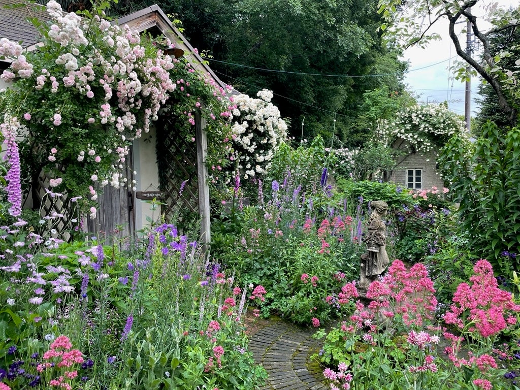 5月は、花遊庭でバラと草花の織り成す一番庭が輝くシーズン。イギリスにいるかのような美しい景色の中でゆったりと過ごせます。のサブ画像2