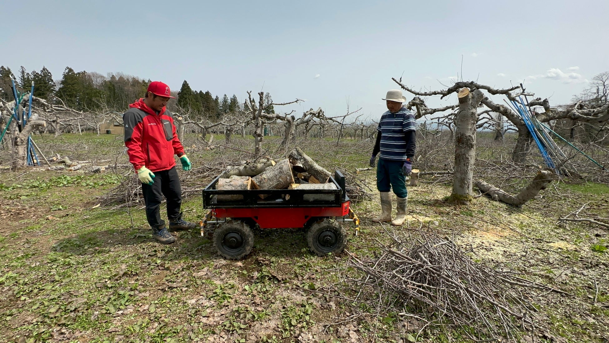 【輝翠TECH株式会社】青森のりんご農家とAIロボットのパイロットプログラムを開始のサブ画像4_農家の方がロボットを使用した際のフィードバックを改良に役立てています