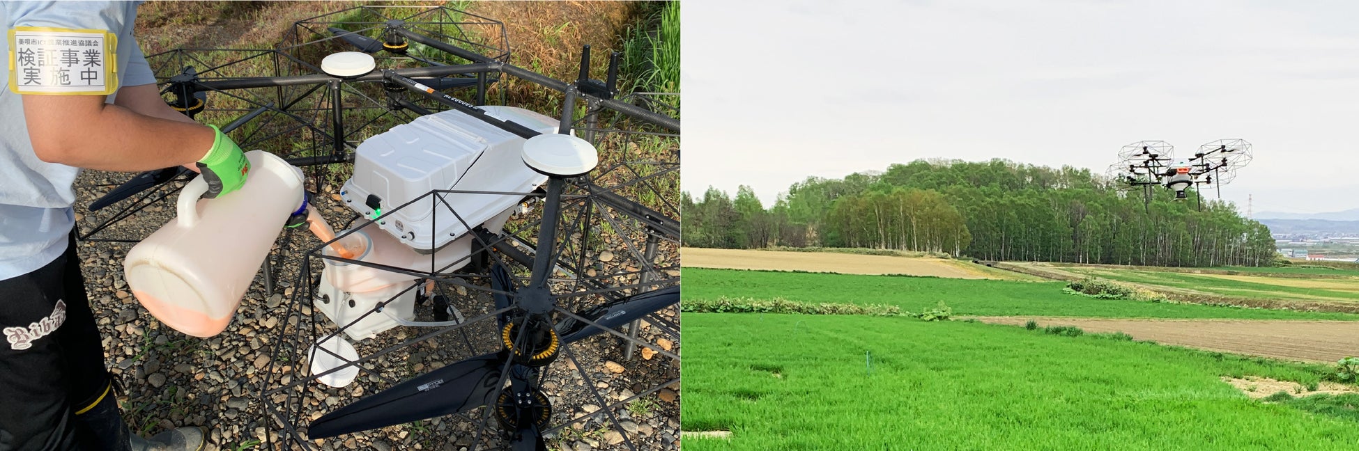 ナイルワークス、北海道・東北に「農業DX」推進拠点を開設のサブ画像2_農業未経験者による防除作業 ／ 小麦の生育不良個所に追肥