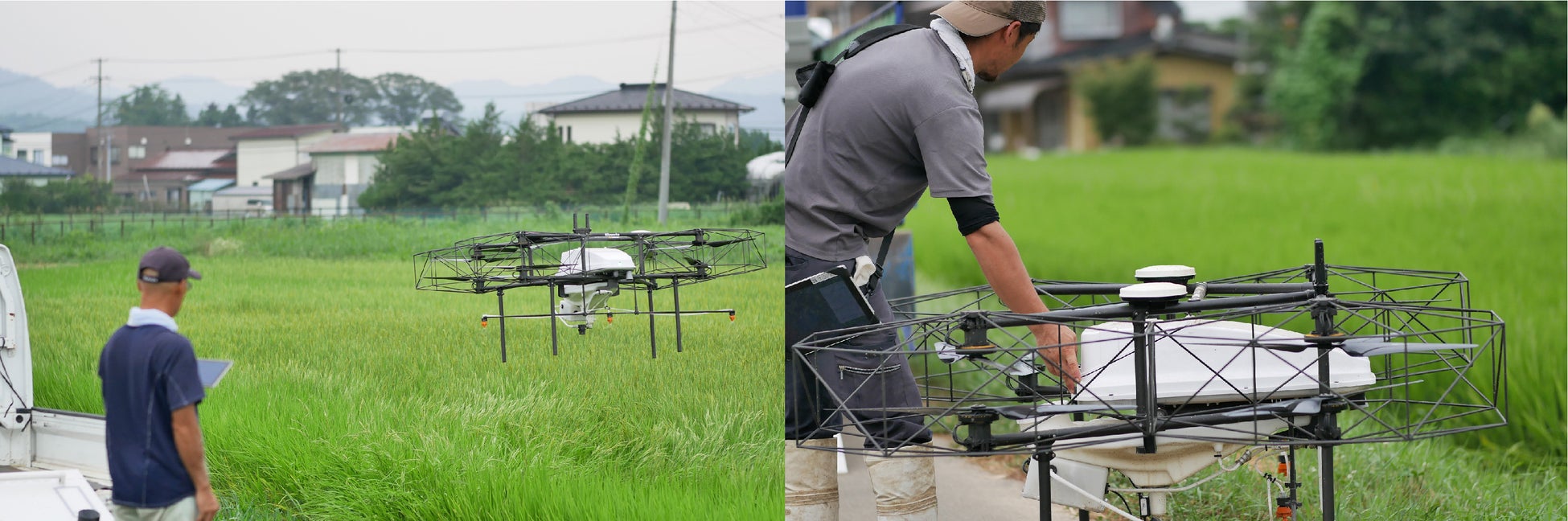 ナイルワークス、北海道・東北に「農業DX」推進拠点を開設のサブ画像3_自動飛行ドローンによる水稲防除 ／ 生産者への導入が加速