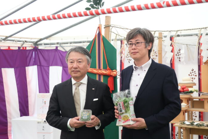 北海道エリア初進出。道産の発芽野菜をお届け！「北海道伊達生産センター」2023年7月20日(木) 起工式を実施しましたのメイン画像