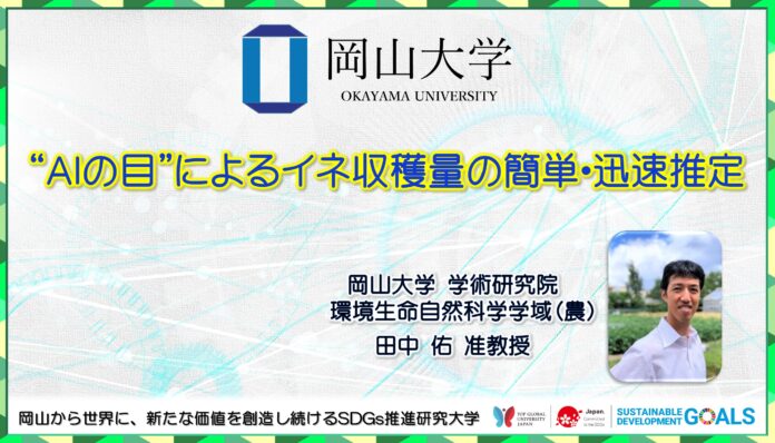 【岡山大学】“AIの目”によるイネ収穫量の簡単・迅速推定のメイン画像
