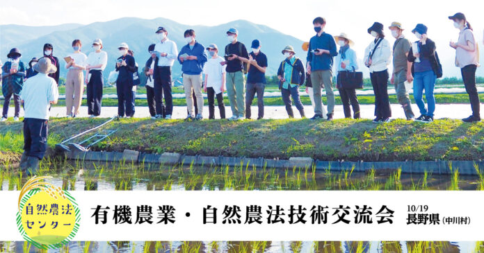 【10/19 長野県 中川村】有機農業・自然農法技術交流会を開催（公益財団法人 自然農法センター主催）のメイン画像