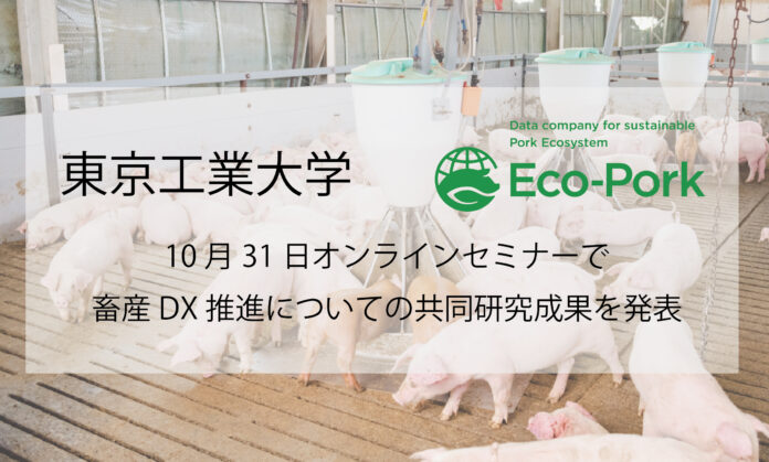 養豚DXのEco-Pork、東京工業大学との共同研究成果を発表のメイン画像
