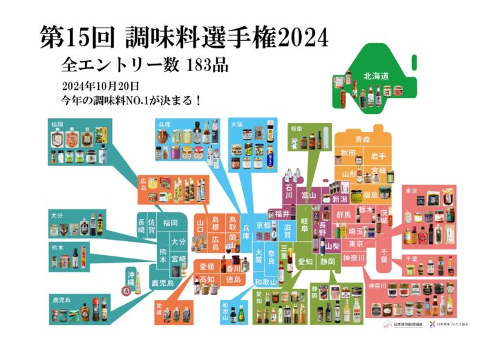 今年の調味料 日本一は？「第15回調味料選手権2024」最終審査会阪神梅田本店で10月16日から開催のメイン画像