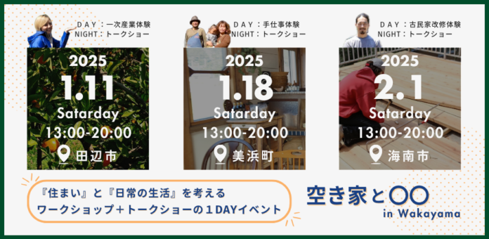 (一社)Kii-Labが和歌山県の令和6年度空き家を活用した新しいまちづくりによる関係人口創出事業の受託者に採択のメイン画像