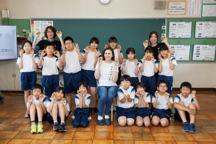 セントマティック「香りの授業」、若狭町立梅の里小学校で開催のメイン画像