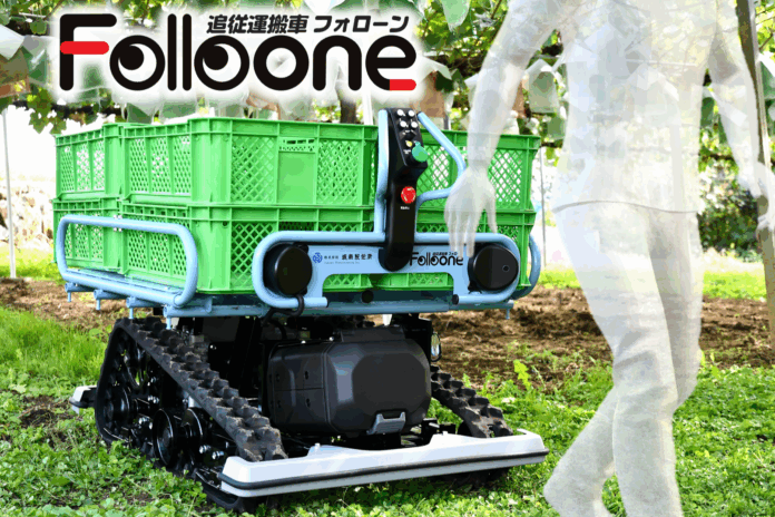 城南製作所、追従運搬車「Folloone（フォローン）」最新モデルを農業WEEKにて初公開のメイン画像