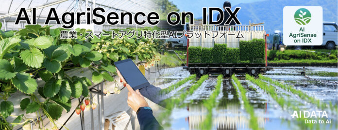 AIデータ社、“農業の勘と経験を、データとAIで見える化・継承”　「AI AgriSence on IDX」リリースのメイン画像