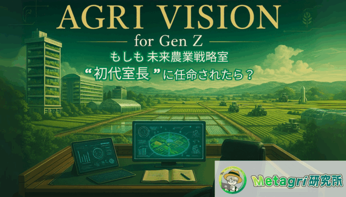 Z世代が農業の未来を選ぶ時代へ！ 第2回動画生成AIコンテスト『AGRI VISION for Gen Z』開催決定のメイン画像